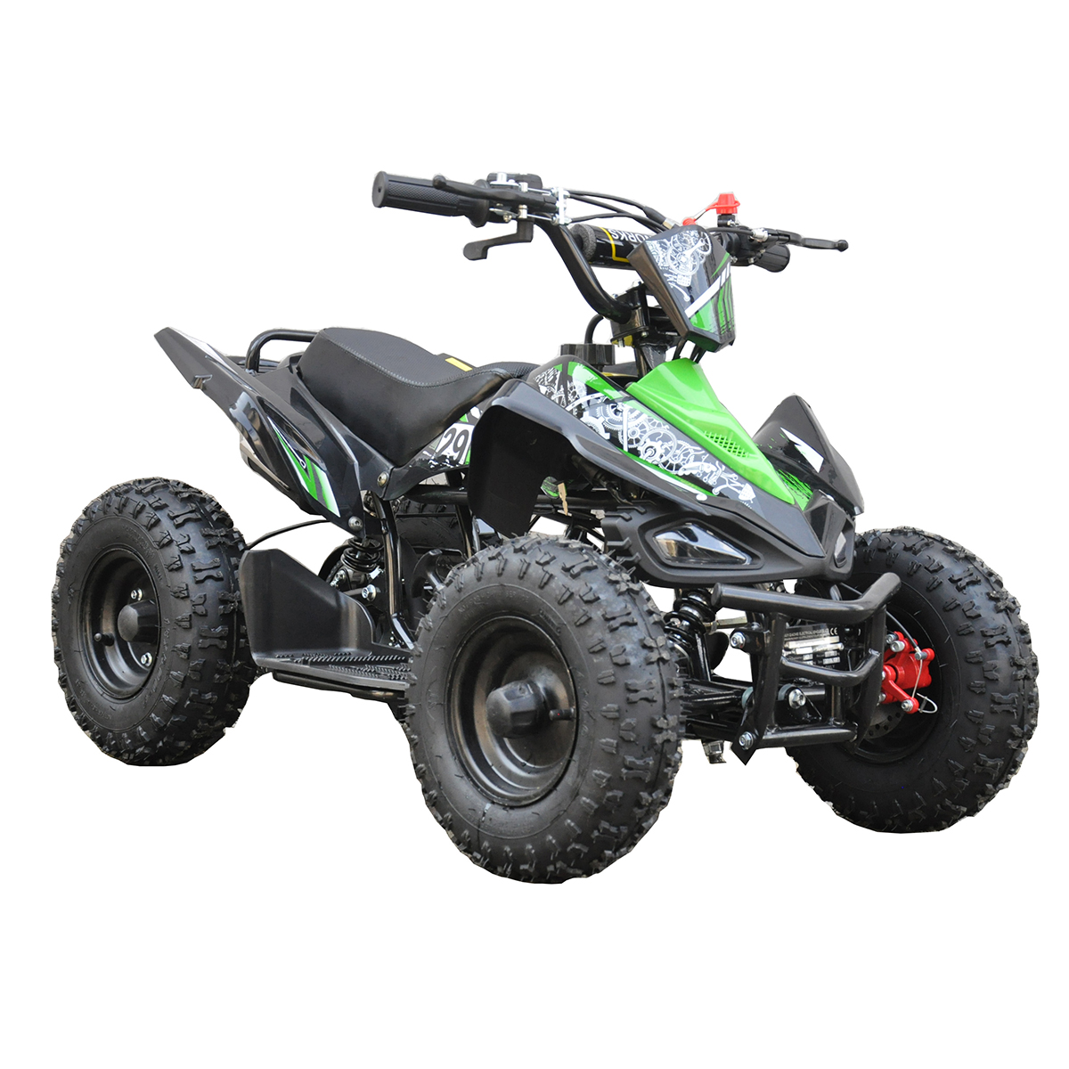 Kids 4 Wheeler Ride Mw Sports 49cc Quad Bike Green